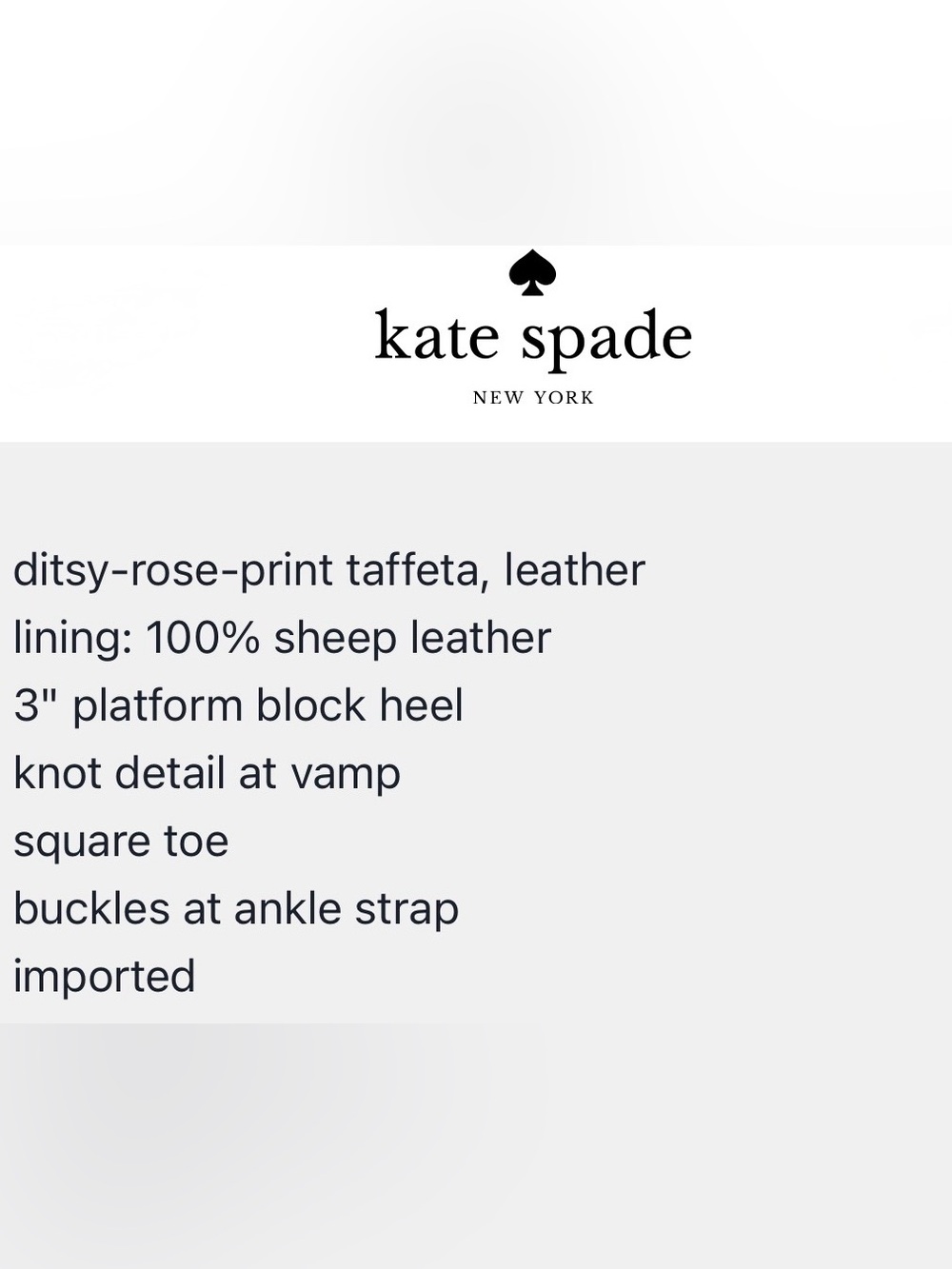 KATE SPADE NY➕Confetti Platform Sandals - Picture 12 of 12